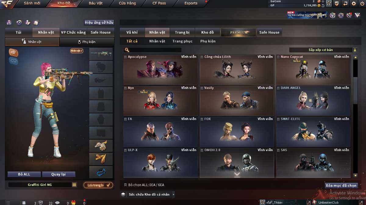shop acc cf uy tin gia re